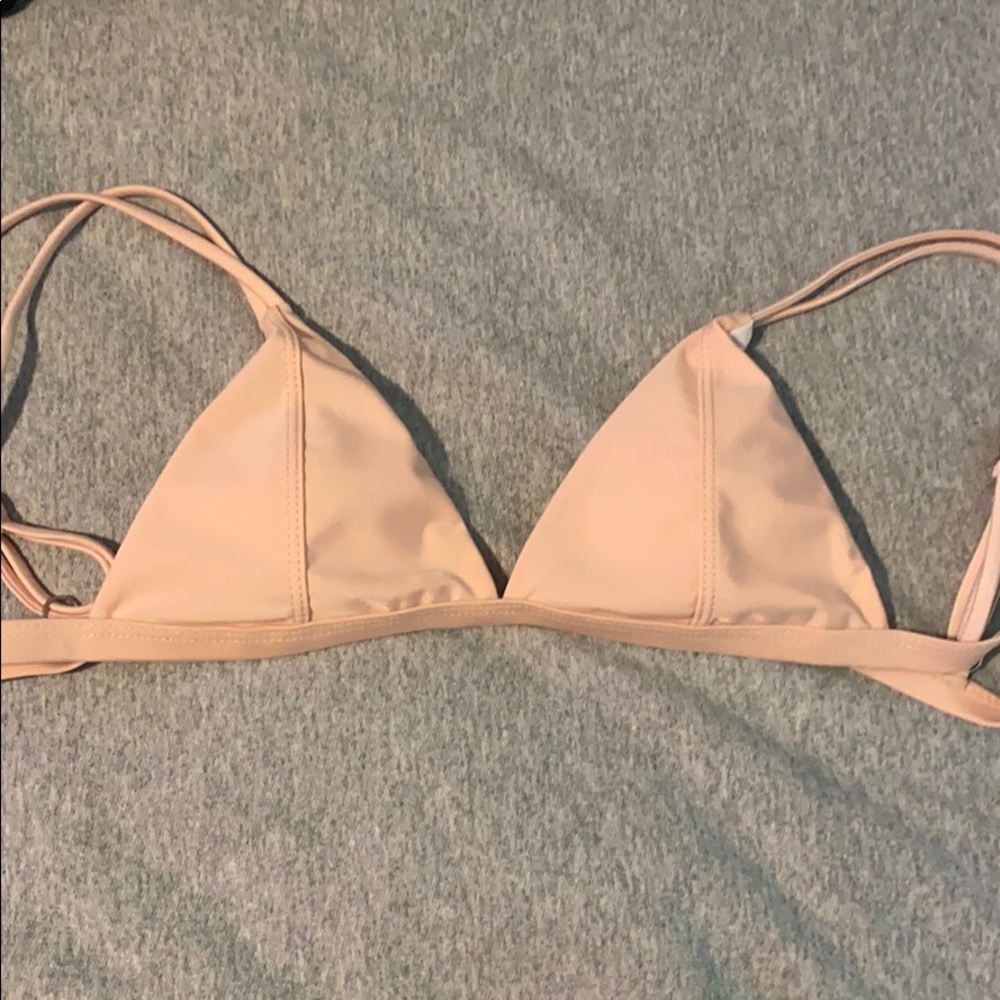 Light pink bikini top